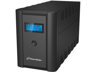VI 2200 SHL FR UPS Power Walker Line-Interactive 2200VA, 2x 230V PL + 2x IEC OUT, RJ11/RJ45 in/out, usb, lcd