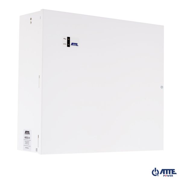 ABOX-H Obudowa wewnętrzna, IP20, zamykana na śrubę, miejsce na 2 akumulatory 18Ah, metalowa