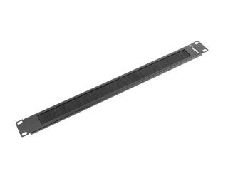 AK-1101-B PANEL SZCZOTKOWY DO SZAFY 19" 1U CZARNY