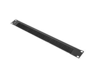 AK-1103-B PANEL SZCZOTKOWY DO SZAFY 19" 1U CZARNY