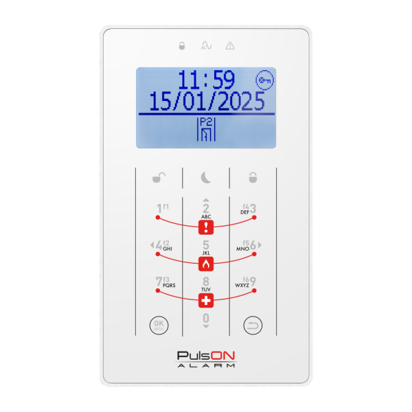 PULSON FRONT LCD/S WHI