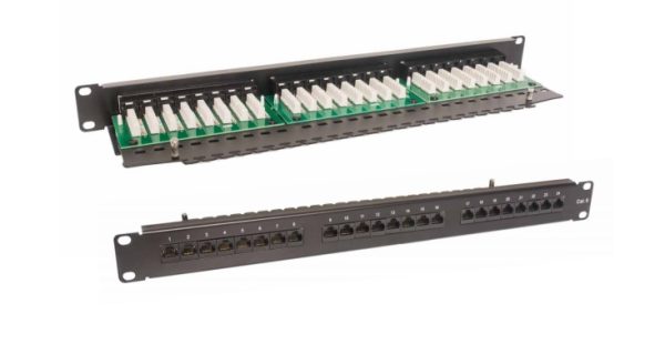 CCAS-PA6-24UTP-O Panel kat. 6 UTP 24 x RJ-45 z półką