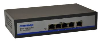 CIOT-H4L2 Switch 5 portów 10/100Mb/s (4 x PoE + 1 x UPLINK), z automatyczną negocjacją , COMMAX