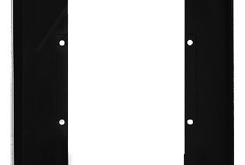 DA-2V-BLACK Obudowa stalowa, dwu segmentowa, pionowa, kolor czarny, LASKOMEX