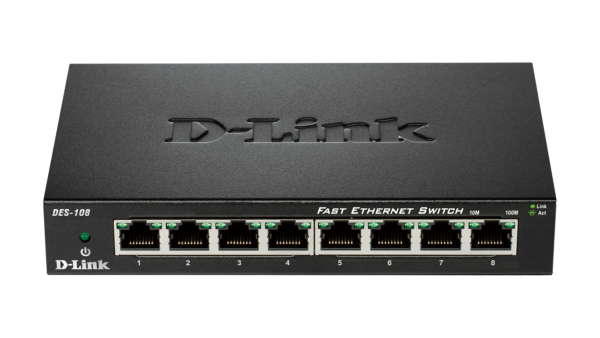 DES-108/E Switch 8 portowy 10/100 Mbps