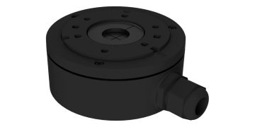 DS-1280ZJ-XS(black) Uniwersalna puszka montażowa z dławikiem do kamer tubowych i kopułowych, czarna