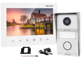 DS-KIS101-P/Surface Zestaw wideodomofonowy jednorodzinny