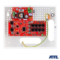 IP-8-20-E Switch PoE do 8 kamer IP, w obudowie wewnętrznej ABOX-E, z zasilaczem 96W, niezarządzalny