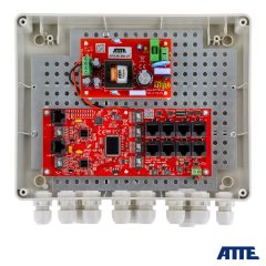 IP-8-20-L2 Switch PoE do 8 kamer IP, w obudowie zewnętrznej ABOX-L2, z zasilaczem 96W, niezarządzalny