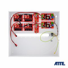 IPUPS-17-11-H Switch PoE do 17 kamer IP, obudowa wewnętrzna, miejsce na NVR i 2xAKU, 10/100Mbps, 144W, Long Range