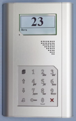 KDC3905-SREBRNA Klawiatura z wbudowaną centralą, wbudowany czytnik RFID, oznakowanie Braille'a,PROEL