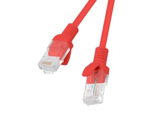 PCU5-20CC-0050-R PATCHCORD KAT.5E UTP 0.5M CZERWONY 10szt