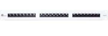 PGF-6UTP24-B5-G PATCH PANEL UTP CAT.6 24 PORTY SZARY