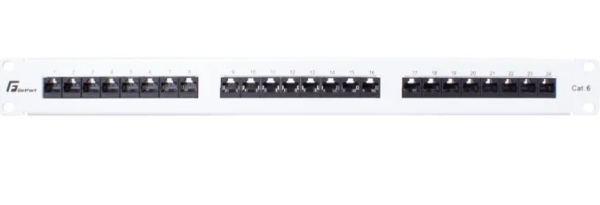 PGF-6UTP24-B5-G PATCH PANEL UTP CAT.6 24 PORTY SZARY