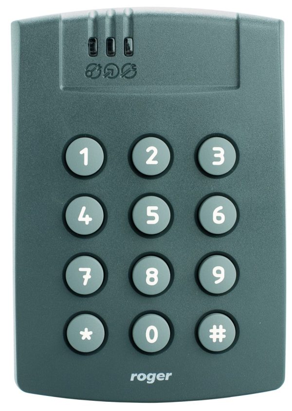 PR612-G Zewnętrzny kontroler dostępu z wbudowanym czytnikiem EM 125 kHz szary