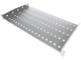 SA-P-19-1U-250-2-S Półka stała 19" 1U głęb. 250mm, kolor szara