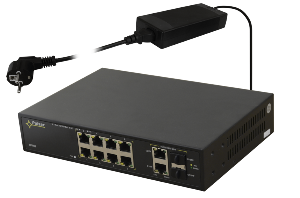 SF108 Switch 12-portowy (8xPoE)
