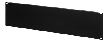 VOR-M19-3U-B Maskownica 19" 3U, czarna