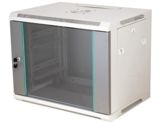 SW-12U-600-450-N-DSJ-OP-RP-B-S Szafa rack wisząca 19" 12U 600x450, niedzielona