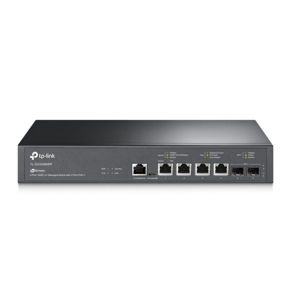 SX3206HPP Przełącznik 6 portów 10GE (4 porty PoE)